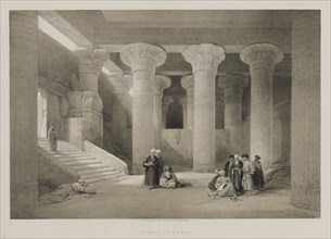 Egypt and Nubia, Volume I: Temple at Esneh, 1846. Louis Haghe (British, 1806-1885), F.G.Moon, 20