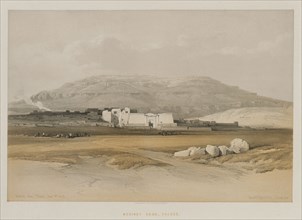 Egypt and Nubia, Volume II: Medinet abou, Thebes, 1847. Louis Haghe (British, 1806-1885), F.G.Moon,