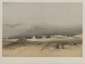 Egypt and Nubia, Volume II: Ruins of Memnonium, Thebes, 1847. Louis Haghe (British, 1806-1885), F.G