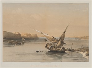 Egypt and Nubia, Volume II: Approach to the Fortress of Ibrim, Nubia, 1847. Louis Haghe (British,