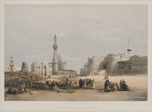 Egypt and Nubia, Volume III: The Entrance to the Citadel of Cairo, 1849. Louis Haghe (British,