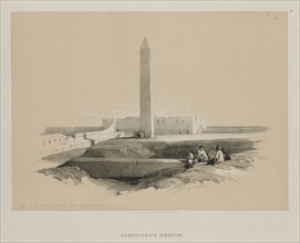 Egypt and Nubia, Volume I: Obelisk at Alexandria, Commonly called Cleopatra's Needle, 1846. Louis