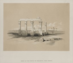 Egypt and Nubia, Volume II: Ruins of the Temple of Madamoud, at Thebes, 1847. Louis Haghe (British,