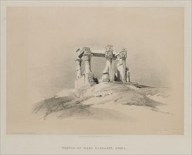 Egypt and Nubia, Volume I: Temple of Wady Kardassy in Nubia, 1846. Louis Haghe (British,