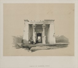 Egypt and Nubia, Volume II: Temple of Dandour, Nubia, 1848. Louis Haghe (British, 1806-1885), F.G