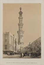 Egypt and Nubia, Volume III: Minaret of the Principal Mosque Siout, Upper Egypt, 1849. Louis Haghe