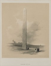 Egypt and Nubia, Volume II: Obelisk of Heliopolis, 1848. Louis Haghe (British, 1806-1885), F.G