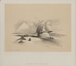 Egypt and Nubia, Volume I: The Great Sphinx, Pyramids of Gezeeh, 1846. Louis Haghe (British,