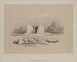 Egypt and Nubia, Volume I: Temple at Tafa in Nubia, 1846. Louis Haghe (British, 1806-1885), F.G