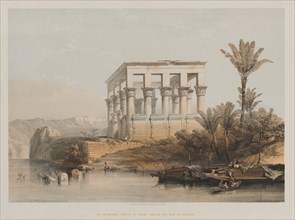 Egypt and Nubia, Volume II: The Hypaethral Temple at Philae, called the Bed of Pharaoh, 1848. Louis