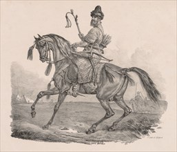 Cossack Cavalier, c. 1820. Carle Vernet (French, 1758-1836), Delpech. Lithograph; sheet: 41.1 x 55