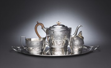 Tea Service, c. 1790-1810. Anne Bateman (British, 1748-1813), Peter Bateman (British, 1740-1825),