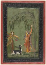 Todi Ragini, from a Ragamala Series, c. 1750-1775. Northwestern India, Rajasthan, Bundi or Uniara,