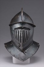 Cuirassier's Armor: Helmet, c. 1600-1620. Austria, Graz(?), early 17th century. Steel (originally