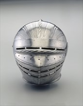 Field Armor in Maximilian Style: Helmet, c. 1510-1515. Germany, Augsburg(?), early 16th century.