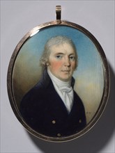 Pair of Miniatures: Portrait of a Man and Portrait of a Woman Wearing a Miniature, c. 1780. Thomas