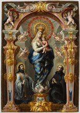 Our Lady of Good Counsel, c. 1680. Bartolomé Pérez (Spanish, 1634-1693). Oil on copper; framed: 50