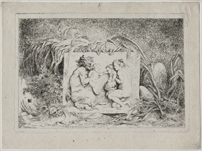 Bacchanales: The Satyr's Family, 1763. Jean-Honoré Fragonard (French, 1732-1806). Etching; sheet: