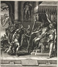 The Calumny of Apelles, 1560. Giorgio Ghisi (Italian, 1520-1582), after Luca Penni (Italian,