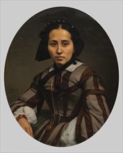Portrait of a Lady, 1874. Johann Heinrich Neumann (German, 1801-1879). Oil on canvas; framed: 73.7