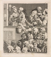The Laughing Audience, 1733. William Hogarth (British, 1697-1764). Etching; sheet: 24.4 x 19.9 cm