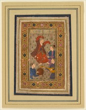 A dancing dervish and three musicians, from a Divan (Collected Poems) of Urfi (Persian, 1555–1591),