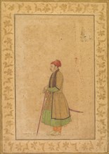 Portrait of Raja Ram Singh of Amber (r. 1667-1688) with a Deccan Sword, c. 1680-1685. India,