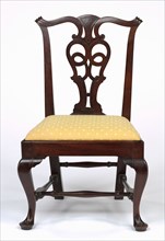 Side Chair, c. 1775-1790. John Townsend (American, 1732-1809). Mahogany; overall: 39 x 24 x 18 cm