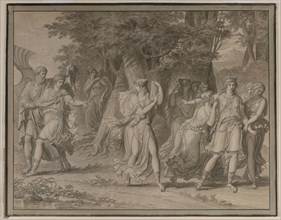 Telemachus, Urged by Mentor, Leaving the Island of Calypso , 1800. Charles Meynier (French,