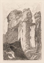 Liber Studiorium: Ragland Castle, Monmouhshire, 1838. John Sell Cotman (British, 1782-1842), H. G.