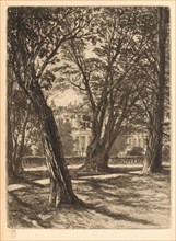Kensington Gardens, No. 1 (Small Plate), 1859. Francis Seymour Haden (British, 1818-1910). Etching;