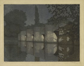 Stopham Bridge. Edward Louis Laurenson (British, 1868-1940). Color aquatint; sheet: 38.8 x 48.3 cm