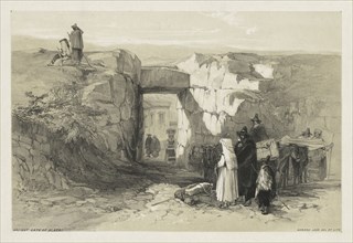 Views of Rome and Its Environs: Ancient Gate of Alatri, 1841. Edward Lear (British, 1812-1888).