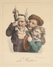 Punishment, 1821. Louis Léopold Boilly (French, 1761-1845). Color lithograph with hand coloring;