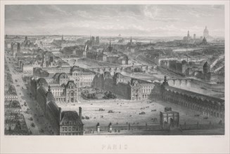 Paris. Adolphe Rouargue (French, 1810-1870). Lithograph; sheet: 27.7 x 38.4 cm (10 7/8 x 15 1/8 in