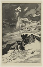 Intermezzo: Battling Centaurs (Opus IV, 4), 1881. Max Klinger (German, 1857-1920). Etching and