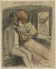 Gil Blas Illustré: Une Curiosité, par Alexandre Hepp, 1897. Théophile Alexandre Steinlen (Swiss,