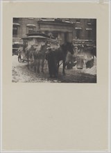 The Terminal, 1893 (printed 1911). Alfred Stieglitz (American, 1864-1946). Photogravure from the