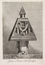 Mascarade à la Grecque: Jeune moine à la Grecque (Plate 9) , 1771. Benigno Bossi (Italian,