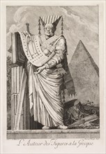 Mascarade à la Grecque: L'Auteur des figures à la Grecque (Plate 10), 1771. Benigno Bossi (Italian,
