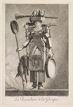 Mascarade à la Grecque: La Vivandière à la Grecque (Plate 2), 1771. Benigno Bossi (Italian,