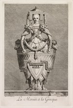 Mascarade à la Grecque: La Mariée à la Grecque (Plate 6), 1771. Benigno Bossi (Italian, 1727-1792).