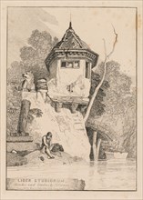 Liber Studiorum; Frontispiece, View of a Garden House on the Banks of the River Yare, 1838. John
