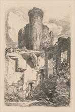 Liber Studiorum: Plate 31, Conway Castle, N. Wales, 1838. John Sell Cotman (British, 1782-1842).