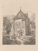 Liber Studiorum: Plate 36, Church near Durham, 1838. John Sell Cotman (British, 1782-1842).
