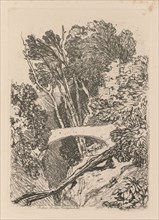 Liber Studiorum: Plate 11: Parson's Bridge, Cardingshire, 1838. John Sell Cotman (British,