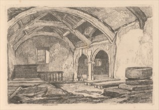 Liber Studiorum: Plate 42, Capel Carrig, Caernarvonshire, 1838. John Sell Cotman (British,