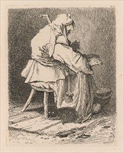 Liber Studiorum: Plate 44, Sketch after Rembrandt, 1838. John Sell Cotman (British, 1782-1842).