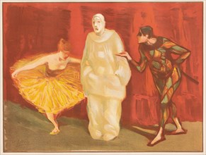 L'Estampe Moderne: Pantomime, 1899. Henri Gabriel Ibels (French, 1867-1936), Imprimerie Champenois.