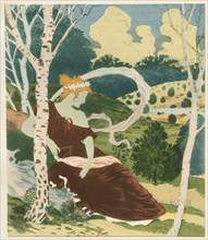 L'Estampe Moderne: Dans les Bois: Dans les Bois, 1899. Eugène Grasset (French, 1841-1917),